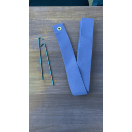 Разметка площадки для пляжного волейбола 8х16м - голубой (ленты)