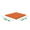 Резиновое покрытие тиров 1000x1000x10мм