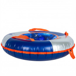 Сноутьюб V76 (серебрисный-синий)